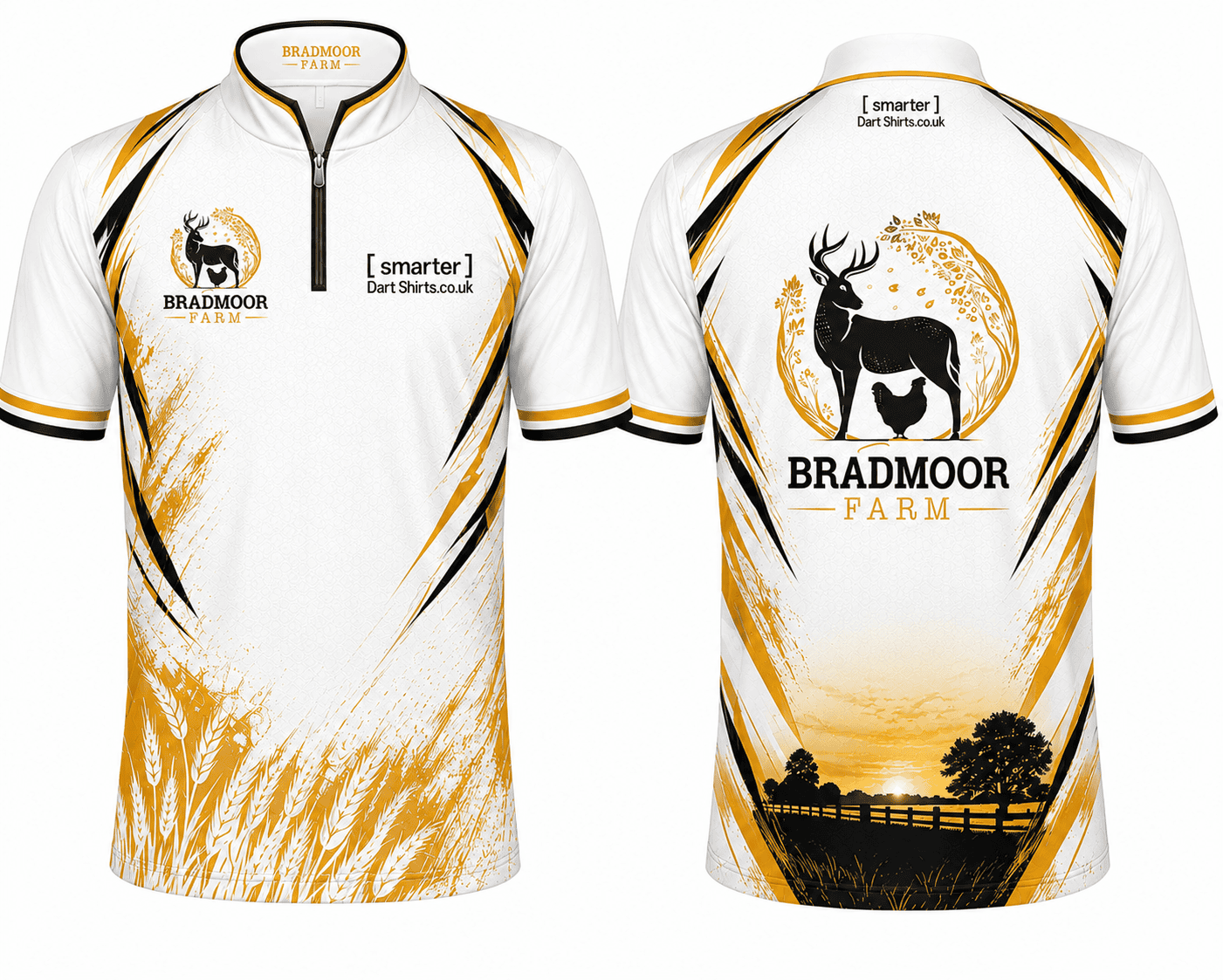 Bradmoor Farm Dart Shirt (White)
